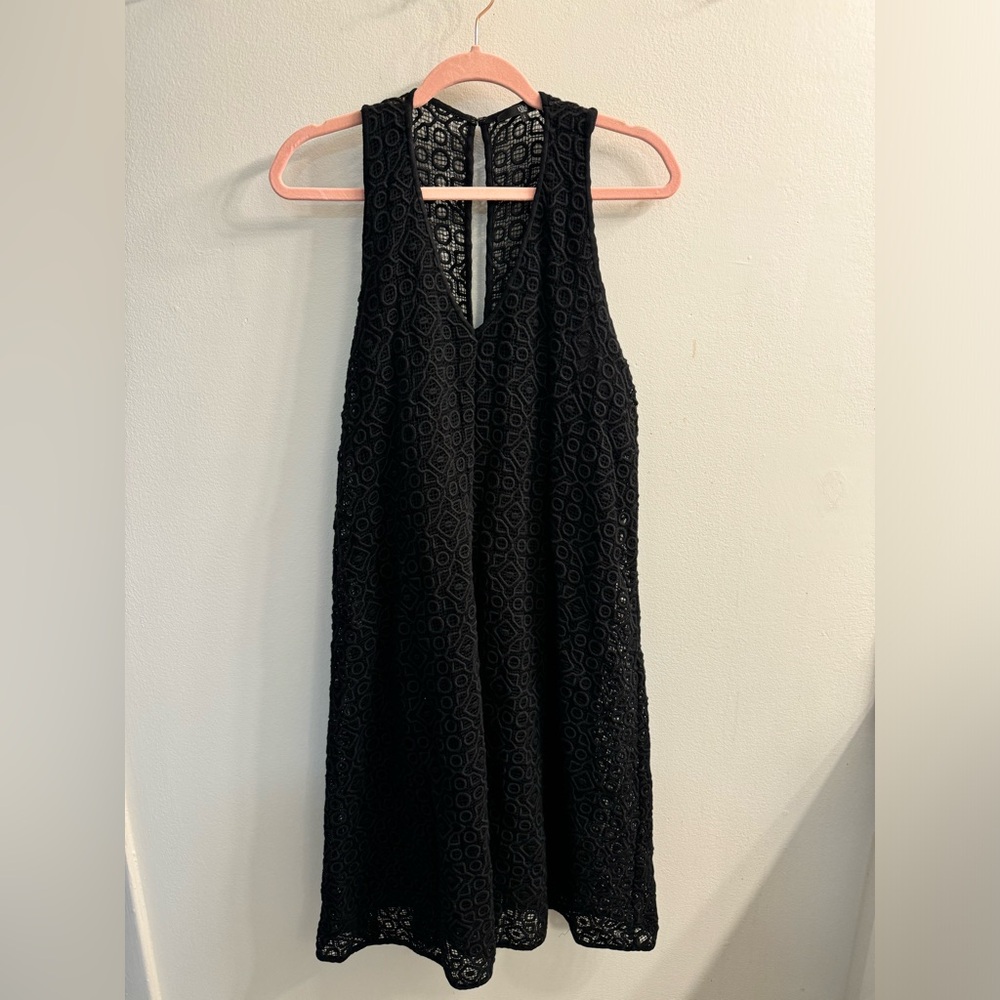 Gorgeous Tibi Summer Dress in black; geometric pattern; excellent condition; L